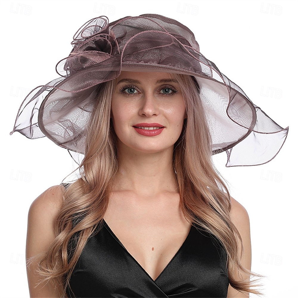 Derby Hut Kirchenhut Kentucky Derby Hut Dame Edelfrau Kostüm Damen Derby Ascot Pferderennfestival Erwachsene Hut Frühling & Sommer 2026 - $36.99 –P8
