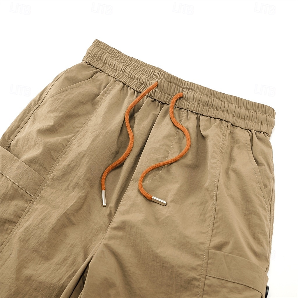 Hombre Activo Pantalón Corto Cargo Pantalón corto Pantalones cortos casuales Pantalón corto deportivo Bolsillo Cintura elástica Puro Plano Un Color Secado rápido Deportes Longitud de la rodilla 2026 - $35.99 –P6