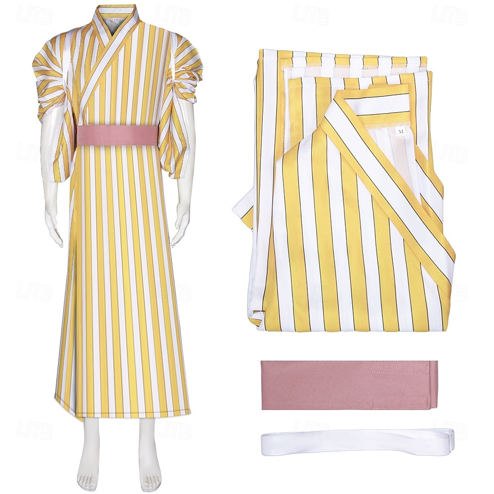 Ozeanabenteurer Strohhutpirat Anime Outfits Cosplay-Anzüge Kimonoo Halloween Urlaub Anime Expo Gürtel Kostüm Für Herren Erwachsene 2026 - $47.99 –P3