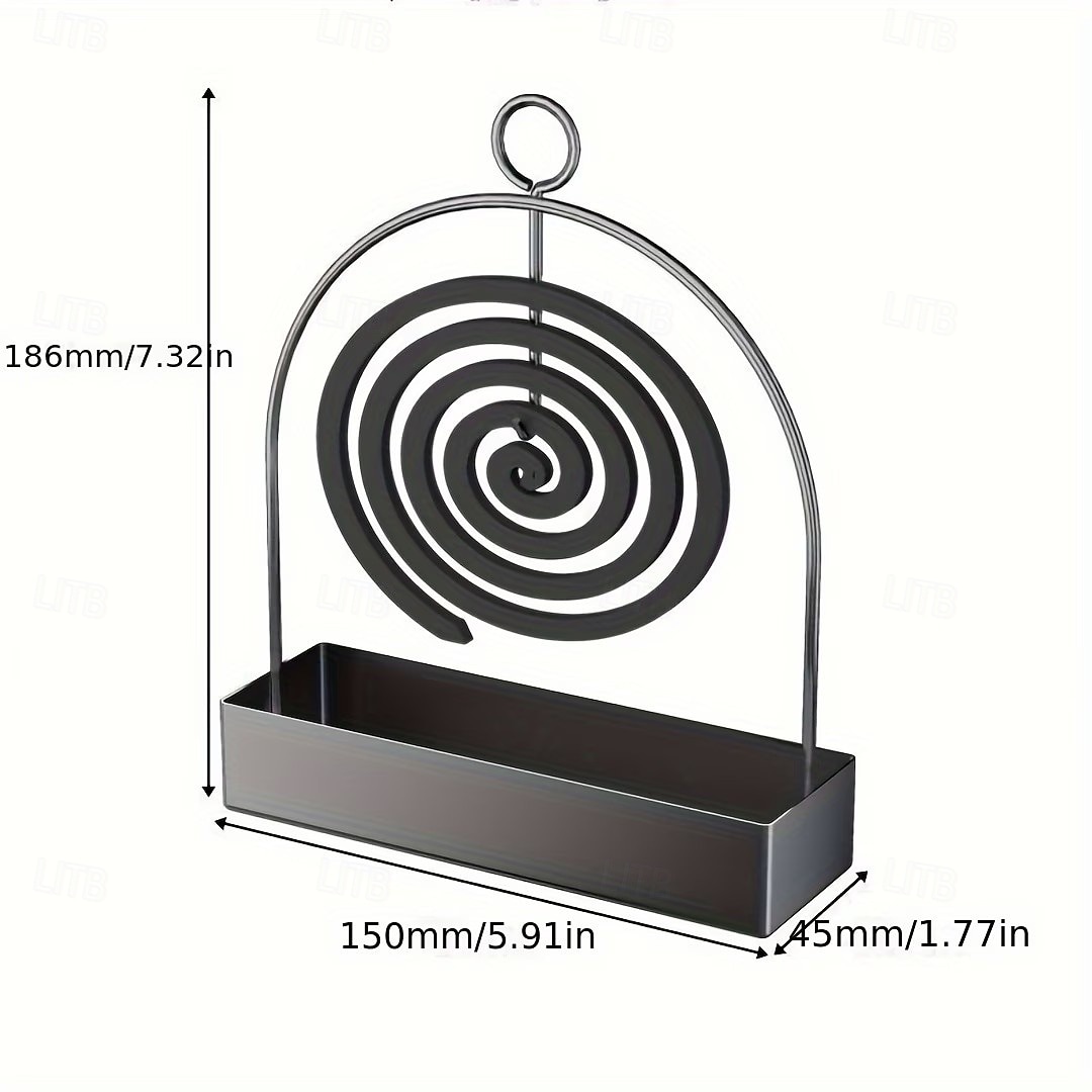 2PCS Metal Mosquito Coil Holders, Hanging Incense Burner Stand for Mosquito Repellent Coils, Decorative Coil Holder for Living Room, Bedroom, Patio, Balcony, Outdoor Camping 2026 - $9.99 –P7