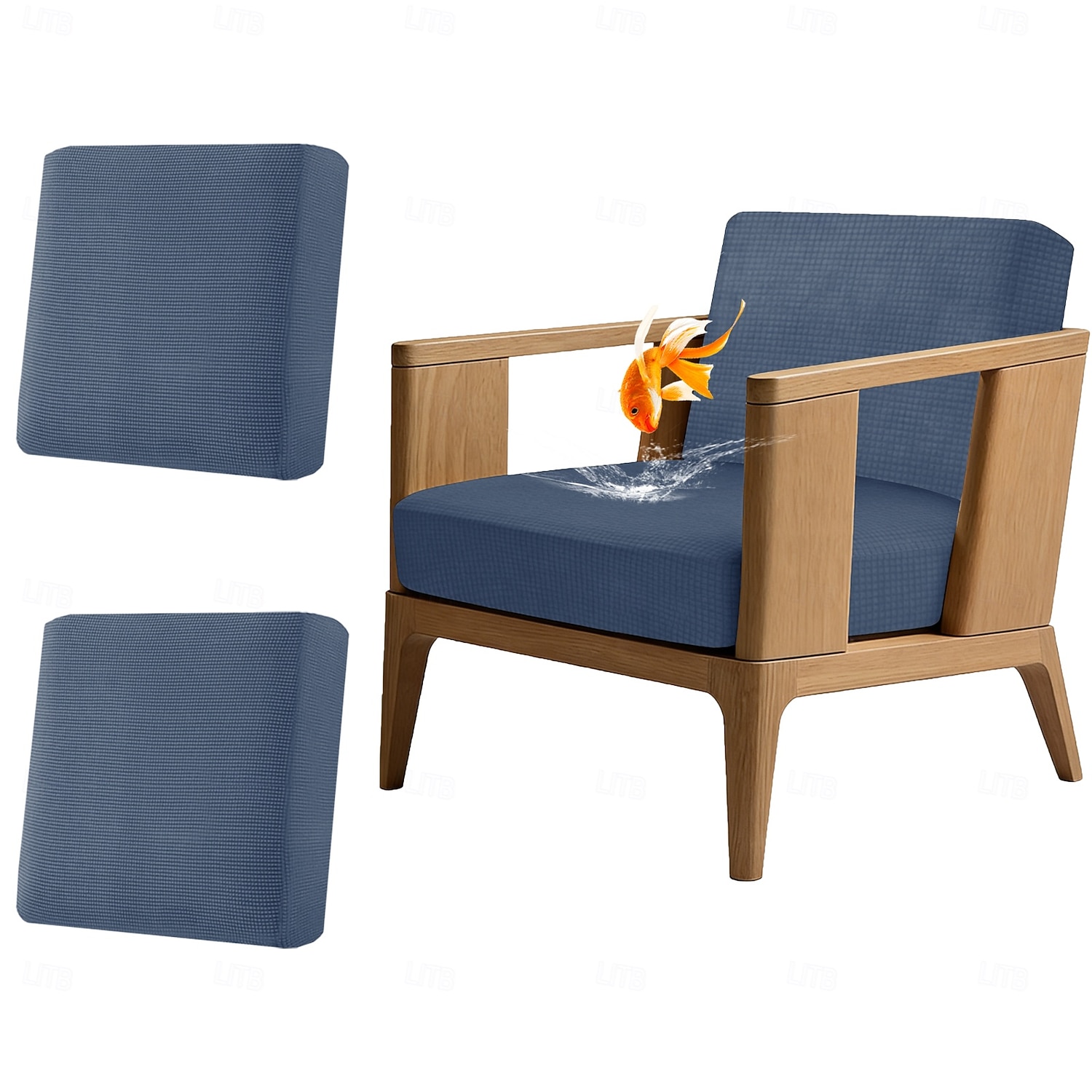 2 יחידות כיסויי ספה עמידים למים לפטיו, כיסויים להחלפת ספות וספות חיצוניות לריהוט פטיו, מגן ריהוט רב פעמי לכביסה 2026 - $28.99 –P6