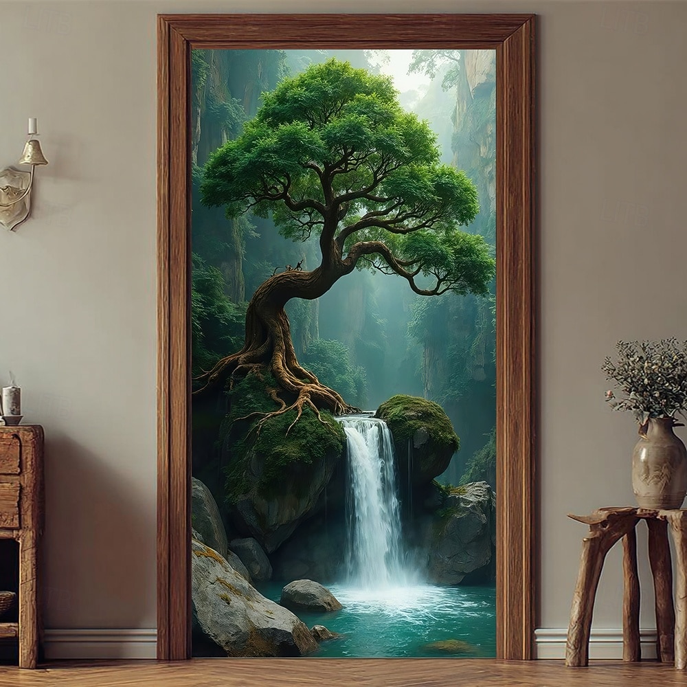 Affischer Dörrskydd Utomhus banderoller 森林 3D Fest Studentboende Tonårsrum Killar Man Cave Frat Sovrum Bakgrundsfotografering Ytterdörr Heminredning 2026 - $17.99 –P5