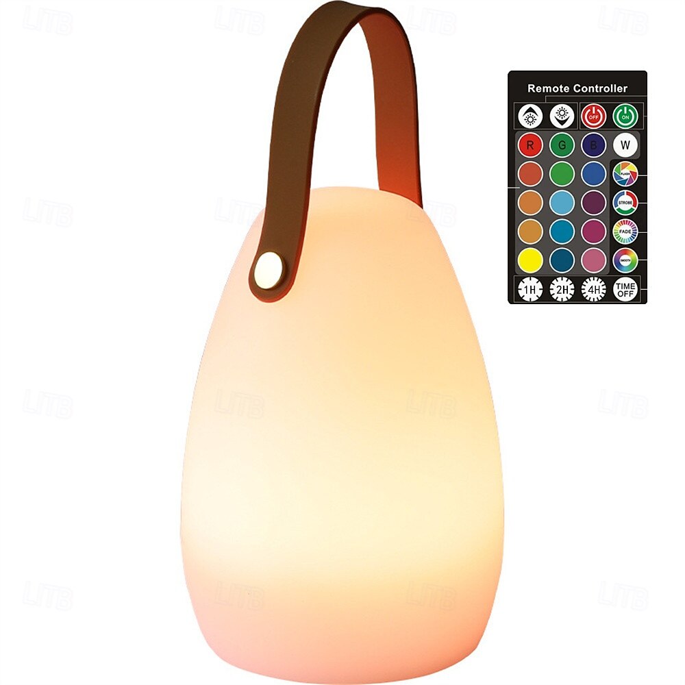 Recharge Colorful Portable Remote Control RGB LED Outdoor Waterproof Camping Book Lamp Atmosphere Light Party Decoration Light 2026 - $35.99 –P1