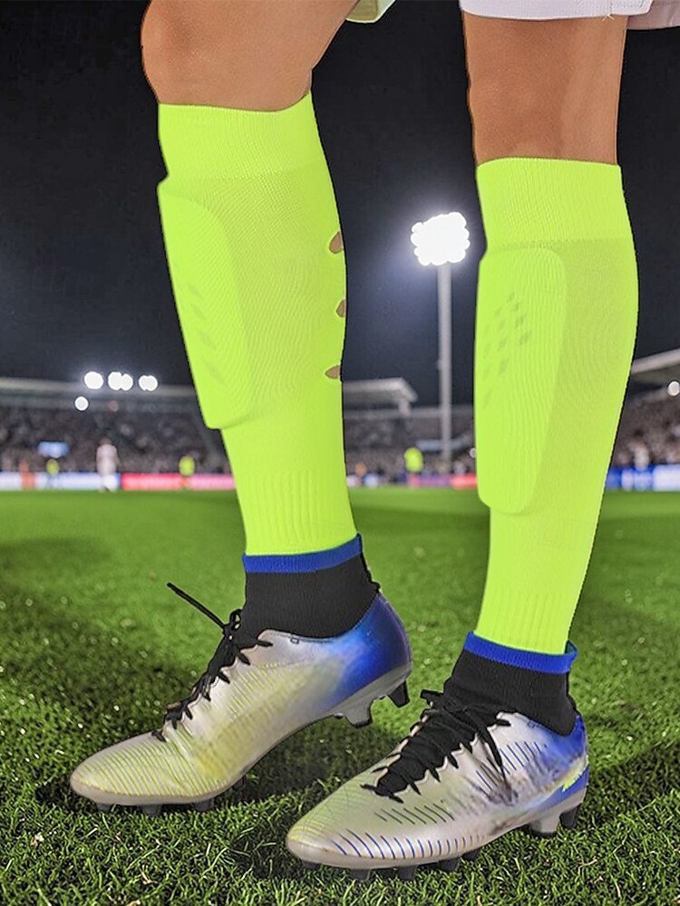 Fußball-Schienbeinschoner für Herren, aus Polyester, in verschiedenen Farben und Größen für Erwachsene und Jugendliche, geeignet für Fußballtraining, Spielbetrieb und Mannschaftstraining. 2026 - $11.99 –P2