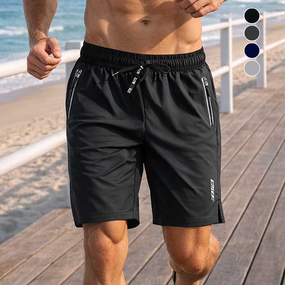 Voor heren Hardloopshorts Atletische shorts Sportbroek Trekkoord Zak Short / Broekje Casual Dagelijks Buiten Zomer Reflecterend Lichtgewicht Ademend Sportschooltraining Joggen Hardlopen Normale 2026 - $13.99 –P1