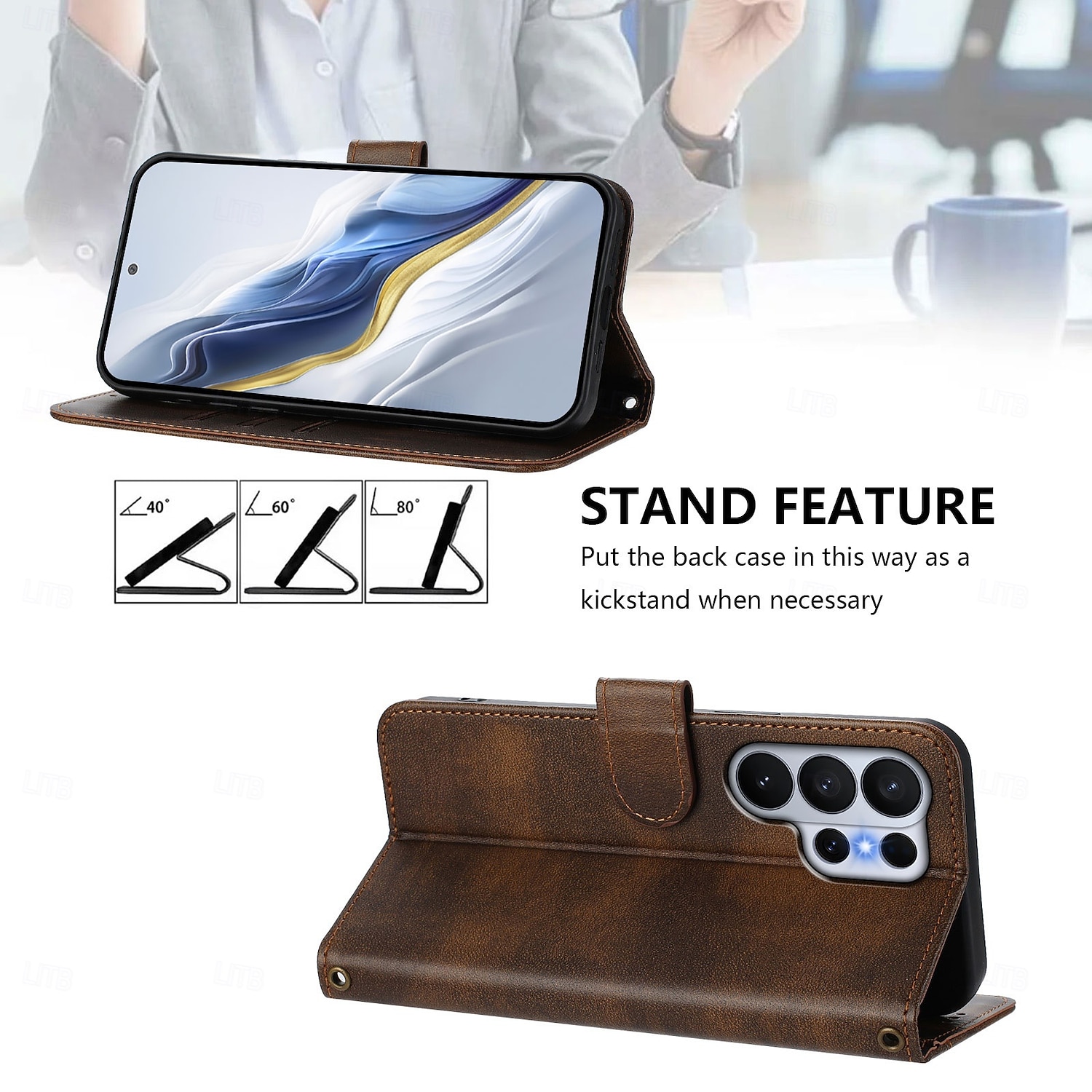 Phone Case For Samsung Galaxy S26 S26 Ultra Plus Wallet Case with Stand Holder Support Wireless Charging with Wrist Strap Retro TPU PU Leather 2026 - $15.99 –P5