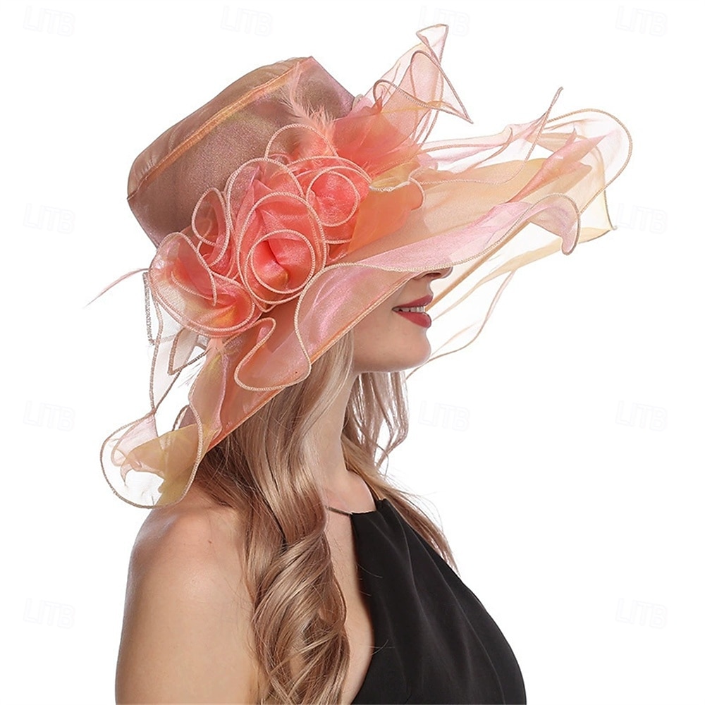 Derby Hut Kirchenhut Kentucky Derby Hut Dame Edelfrau Kostüm Damen Derby Ascot Pferderennfestival Erwachsene Hut Frühling & Sommer 2026 - $36.99 –P5