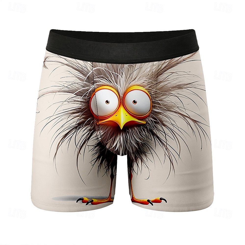 Per uomo Animale Cartoni animati Pulcino Boxer elasticizzati Costume nuoto a pantaloncino Pantaloncini da bagno boxer Divertente Casuale Casa Vacanza al Mare Fascia Elastica Traspirante Biancheria del 2026 a $16.99 –P1
