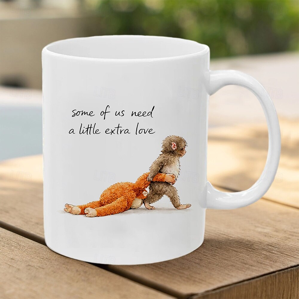 Team Punch Monkey Meme Mok Grappige Meme Bescherm Punch Monkey Meme Koffiemok Cadeau voor Dierenvrienden Grappige Koffiemok voor Vriend Collega Magnetron Veilig Keramische Mok 2026 - $16.99 –P2