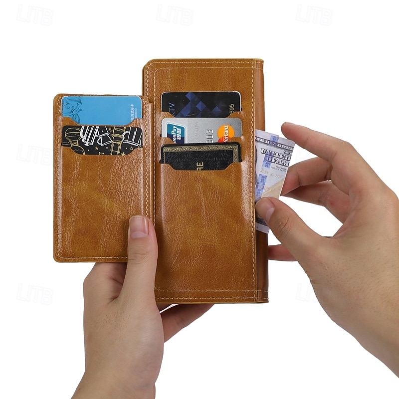 telefono Custodia Per Samsung Galaxy S26 S26 Plus S26 Ultra Custodia Portafoglio Cerniera Protezione Completa Cavalletto Retrò Pelle PU del 2026 a $20.99 –P29