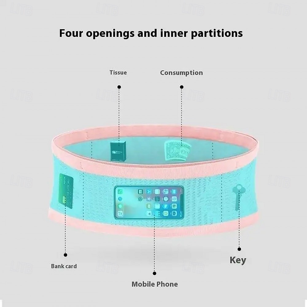Borsetă sport invizibilă fără cusături, geantă de sală, geantă de telefon ușoară și respirabilă, husă elastică portabilă pentru ciclism, geantă de alergare unisex, husă ușoară pentru telefon, mâini 2026 - $10.99 –P2