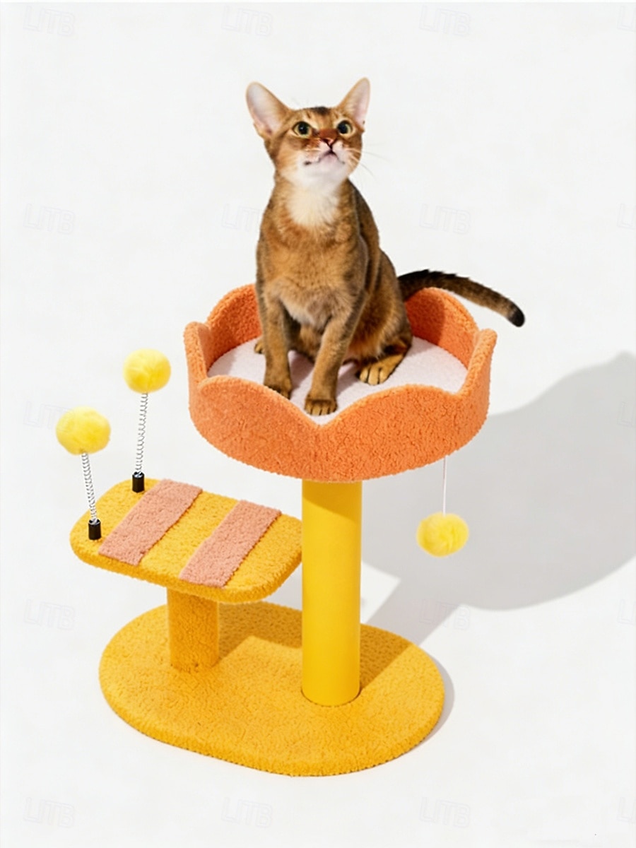 2026年 蜂の形をした猫用クライミングフレーム、爪とぎポスト、おもちゃ、装飾的な子猫用爪とぎ、丈夫なペット用爪とぎポスト  コレクション – $62.99 –P1