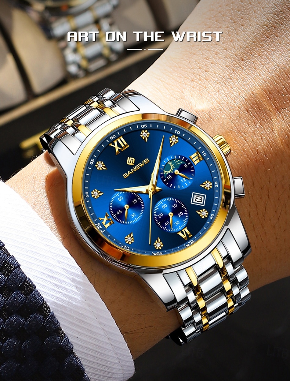 LIGE Men Quartz Watch Minimalist Luminous Stainless Steel Watch 2026 - $29.99 –P3