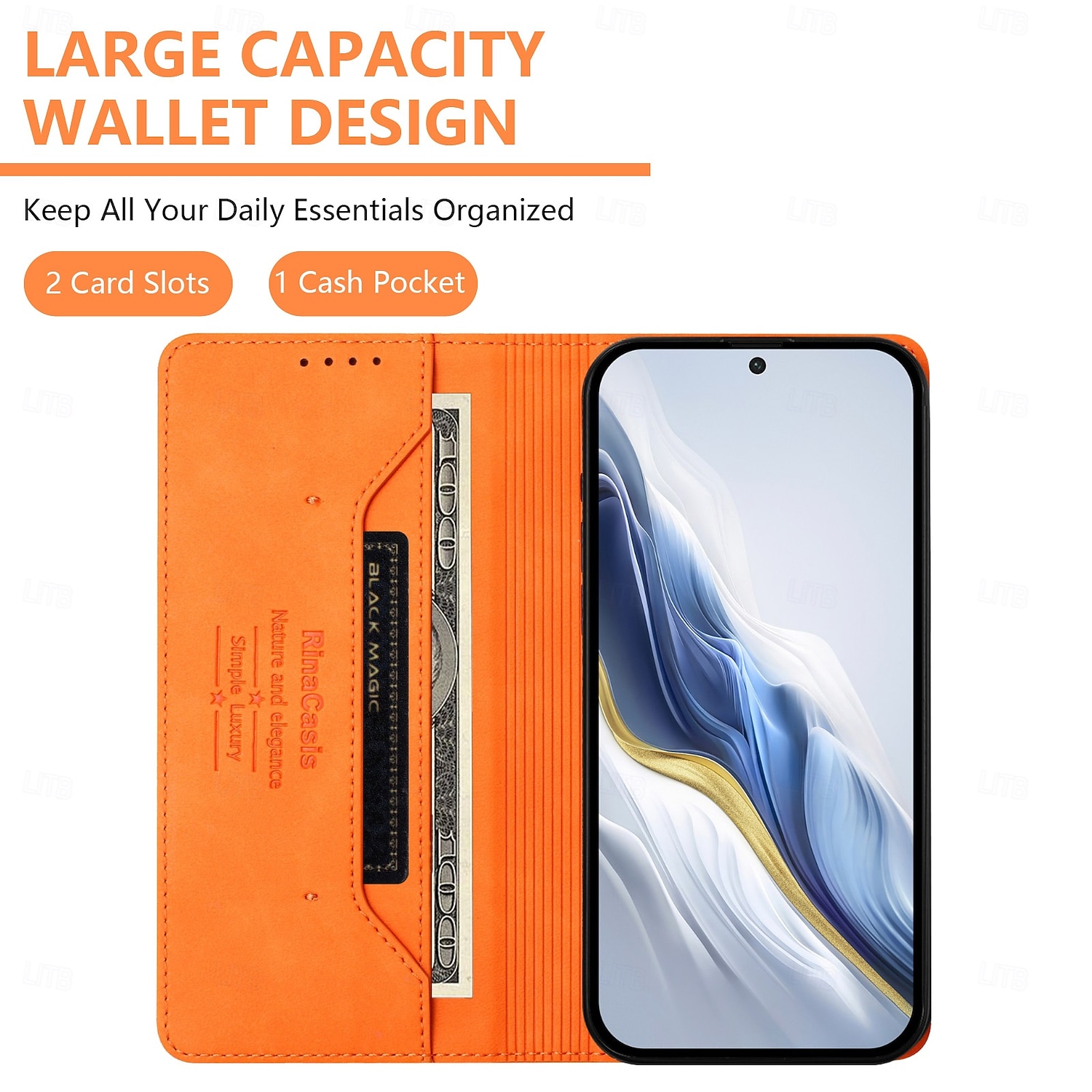 telefoon hoesje Voor Samsung Galaxy S26 S26 Ultra Plus Wallet Card Case met standaard Magnetisch Ondersteuning draadloos opladen Retro TPU PU-nahka 2026 - $15.99 –P9