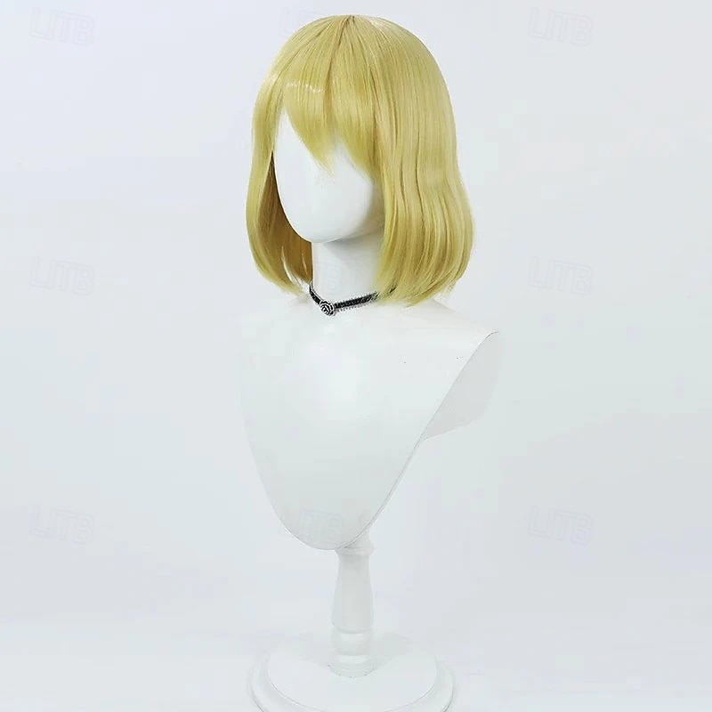 Perucă bob scurtă blondă cu breton, stil Ocean Adventurer, pentru petrecere cosplay 2026 - $24.99 –P3