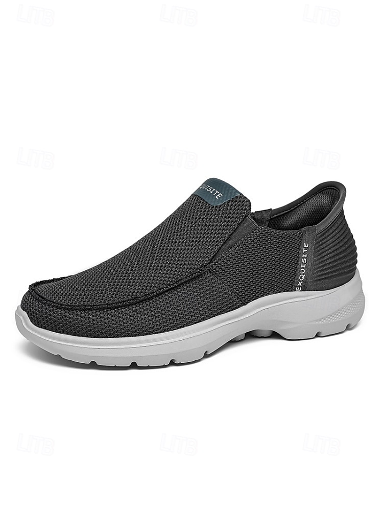 Zapatillas deportivas de punto sin cordones para hombre – calzado informal para islas y cruceros, ligero y transpirable, ideal para viajes y vacaciones. 2026 - $46.99 –P7