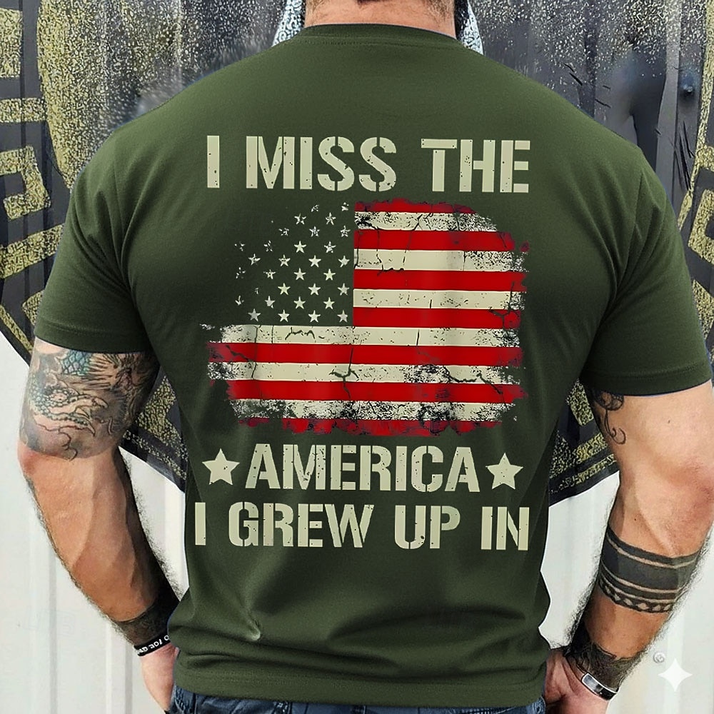 2026 250th Bărbați Tricou Veteran cu Imprimare 3D Steagul SUA Guler Rotund Mâneci Scurte Stradă Daily 2026 - $21.99 –P3