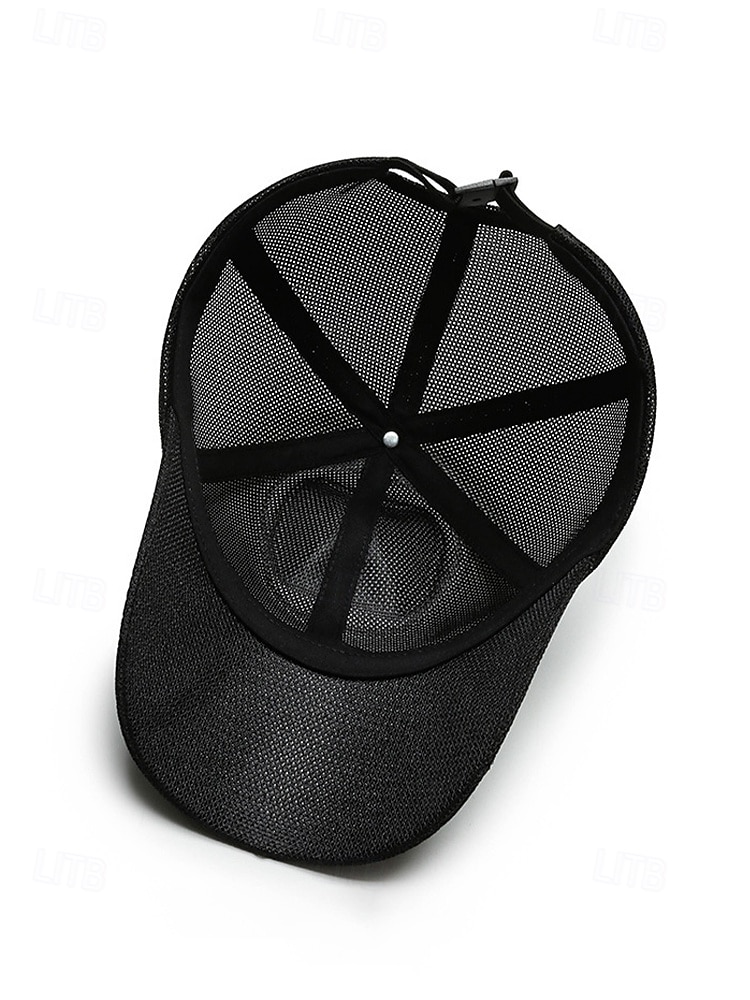 Ademende mesh pet voor heren, verkrijgbaar in verschillende kleuren, lichtgewicht en geventileerd, ideaal voor dagelijks gebruik, buitensporten en vakantiereizen. 2026 - $11.99 –P9