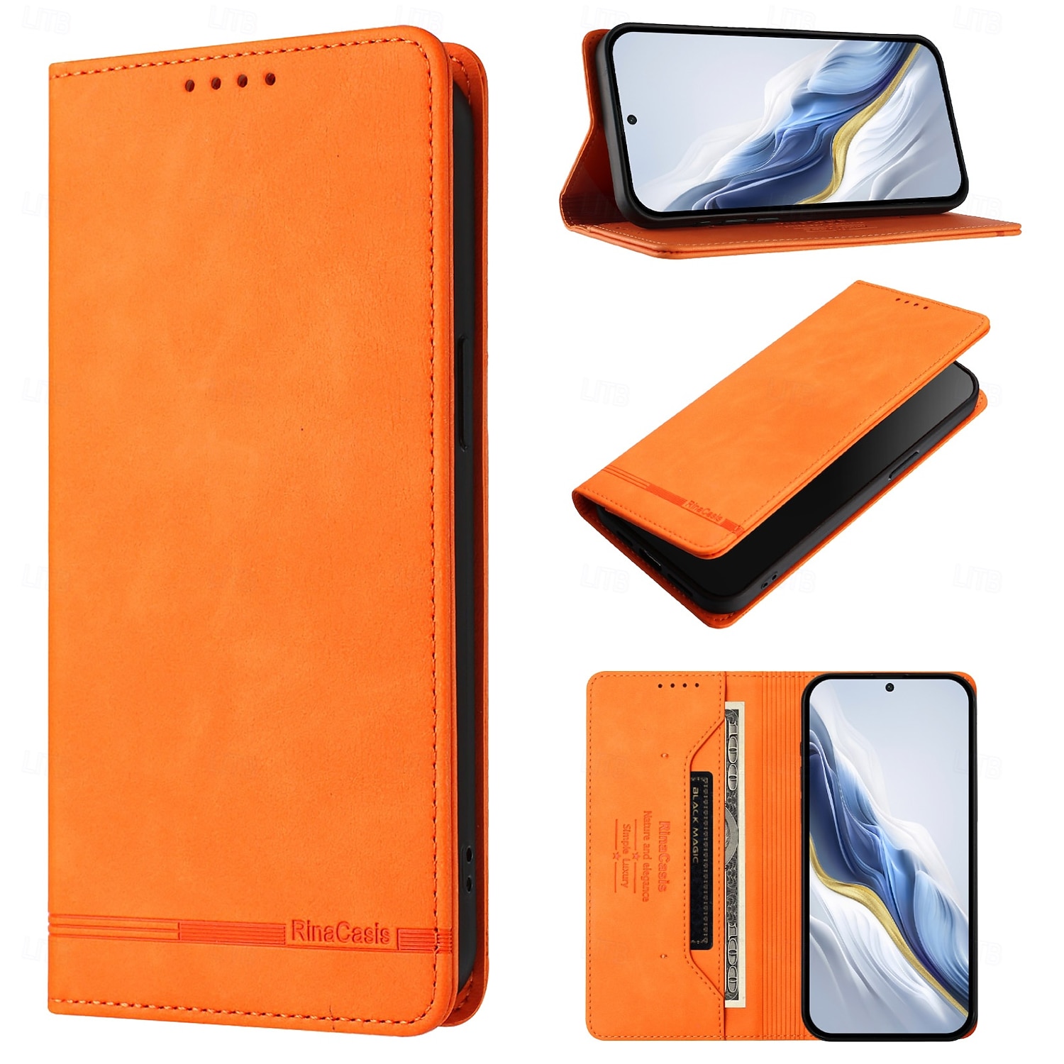 telefon fodral Till Samsung Galaxy S26 S26 Ultra Plus Plånboksfodral med stativ Magnet Stöd för trådlös laddning Kontor / företag TPU PU läder 2026 - $15.99 –P6