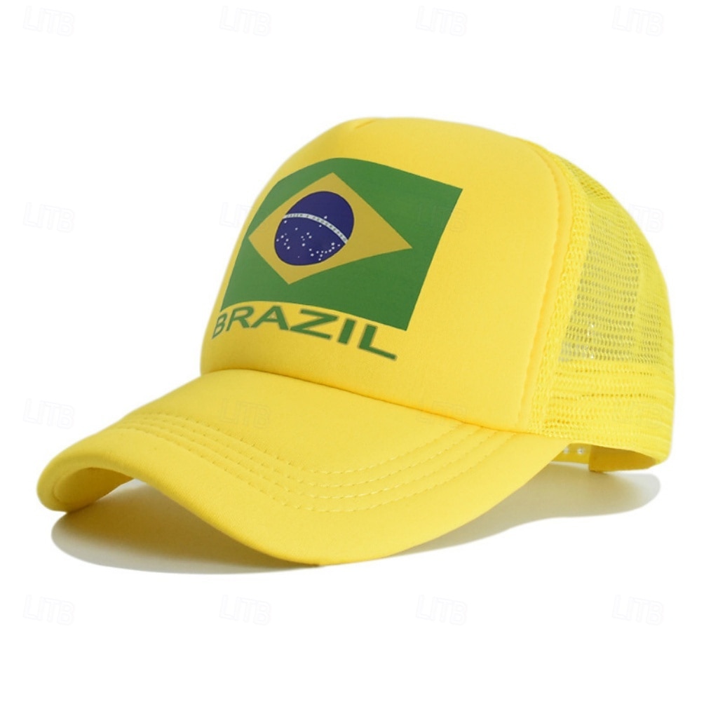 בגדי ריקוד גברים כובע בייסבול כובע שמש פול שחור פּוֹלִיאֶסטֶר טלאים אופנתי סגנון רחוב יום יומי יומי בָּחוּץ חופשה דגל ציטוטים ואמירות הגנה מפני השמש קרם הגנה נשימה 2026 - $4.49 –P10