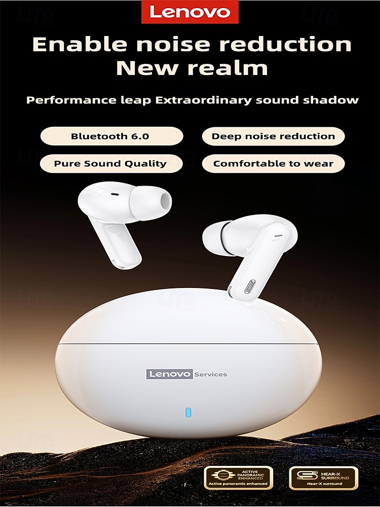 Lenovo LE253 Headphones TWS Wireless Bluetooth 6.0 ANC Noise Reduction HiFi Sound Earphones Game Sports Headset With Mic Earbuds 2026 - $27.99 –P2