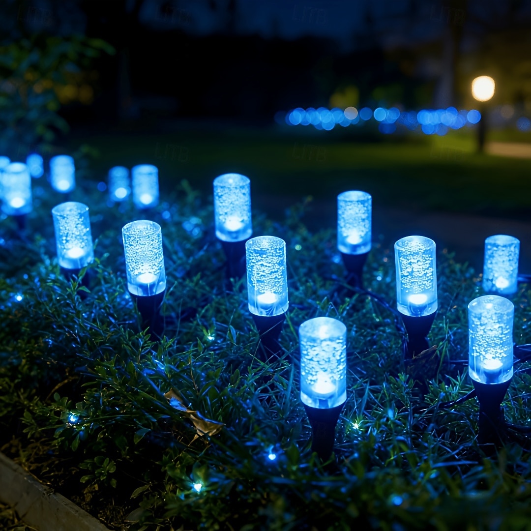 1 szt. zewnętrzna lampa solarna w kształcie bańki, wodoodporna IP65, diody LED 10/20, dekoracyjna lampa LED do ogrodu, podwórka, ścieżki, trawnika, patio, gospodarstwa, oświetlenia krajobrazowego 2026 - $21.99 –P2