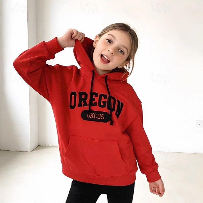 Family Tops Letter Casual Print Red Light Purple Beige Long Sleeve Active Matching Outfits 2026 - $45.99 –P5