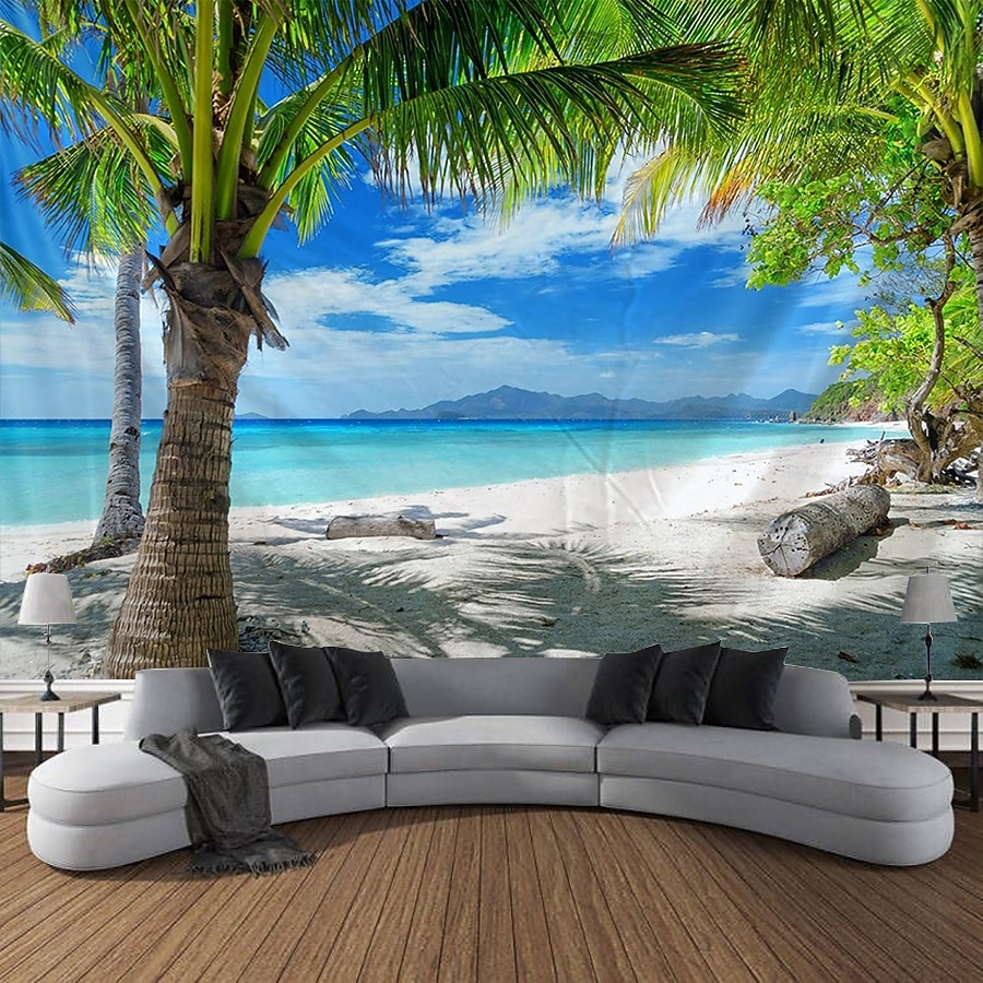 Lush Green Forest Stream Nature Landscape Wall Tapestry Sunbeams Woodland River Mossy Rocks Wall Hanging Home Decor Living Room Bedroom Office Backdrop Art Mural 2026 - $19.99 –P4