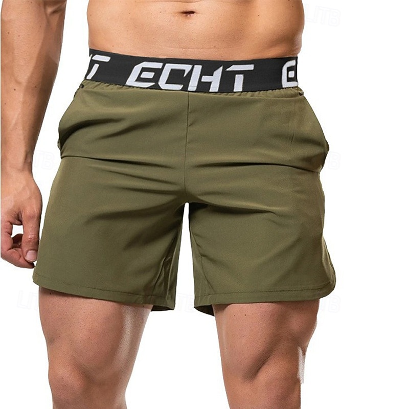 Муж. Шорты для бега Спортивные шорты Шорты для занятий в спортивном зале Карман Шорты Повседневные на открытом воздухе спорт Лето Весна Быстровысыхающий Легкость Влагоотводящие 2026 - $17.99 –P4