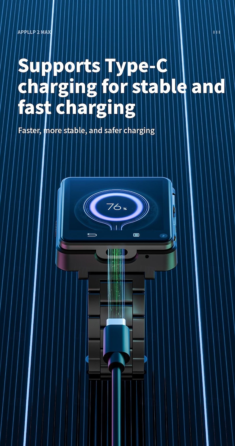 LOKMAT APPLLP 2 MAX Smart Watch 2.64 inch 4G LTE Cellular Smartwatch Phone Pedometer Call Reminder Alarm Clock Compatible with Null Unisex GPS Hands-Free Calls Media Control IPX-4 57mm Watch Case 2026 - $243.89 –P17