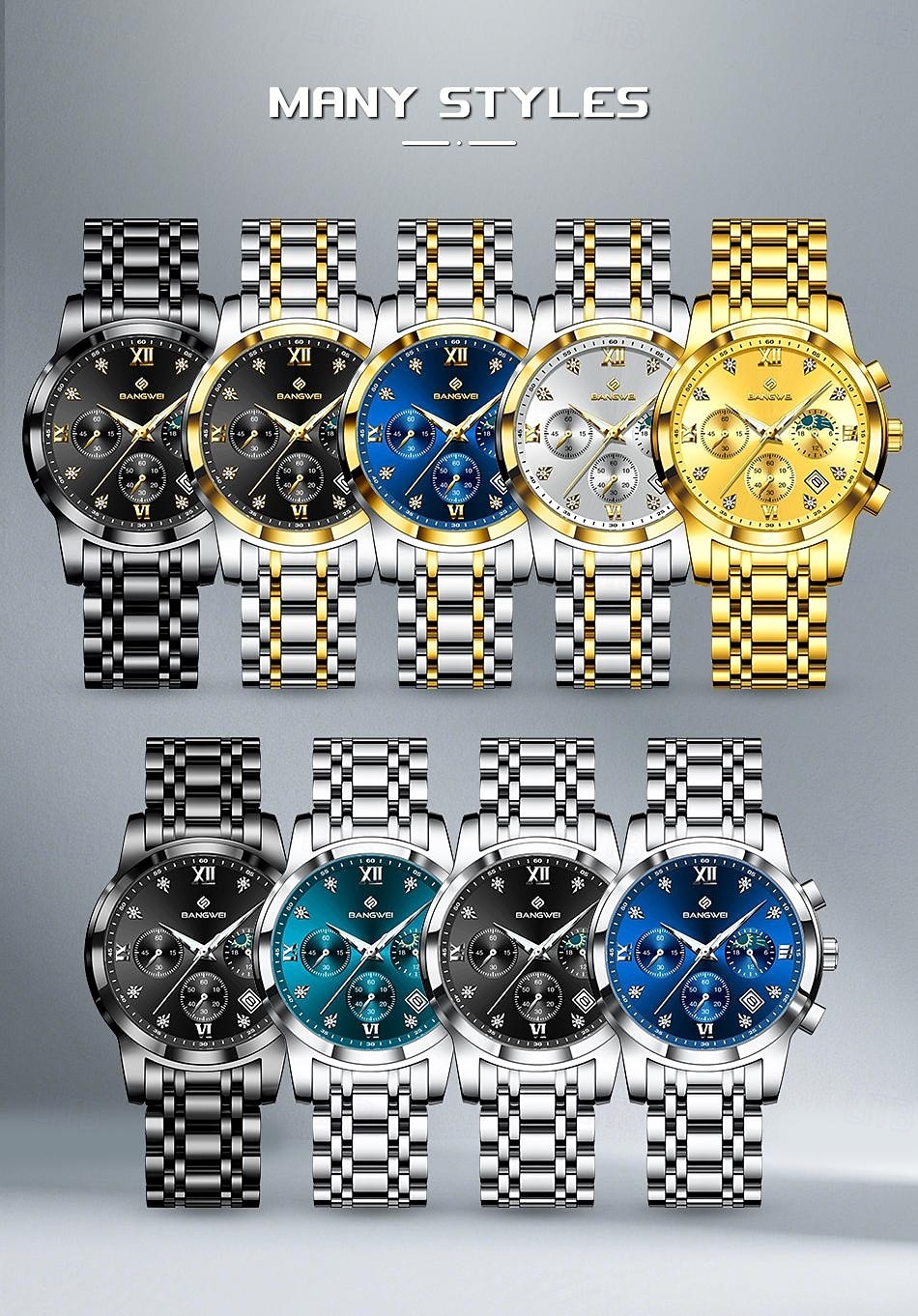 LIGE Men Quartz Watch Minimalist Luminous Stainless Steel Watch 2026 - $29.99 –P6