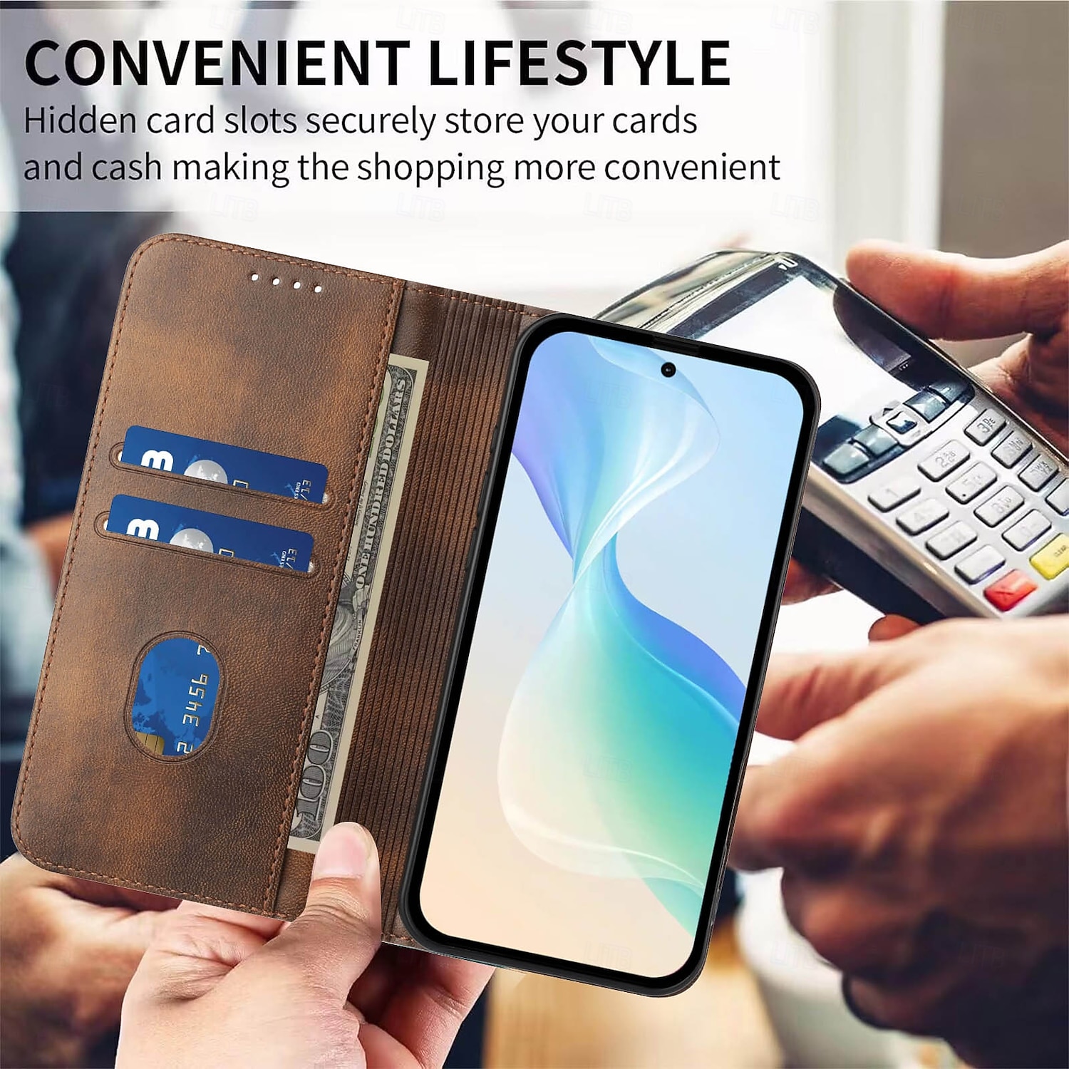 Phone Case For Samsung Galaxy S26 S26 Ultra Plus Wallet Case with Stand Holder Support Wireless Charging Card Slot Retro TPU PU Leather 2026 - $15.99 –P10