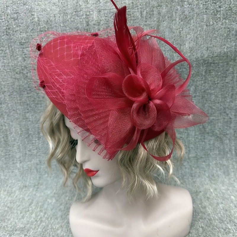 Fascinator Cotone Matrimonio Compleanno Vintage Carino Retrò Con Pizzo Copricapo Copricapo del 2026 a $22.99 –P6