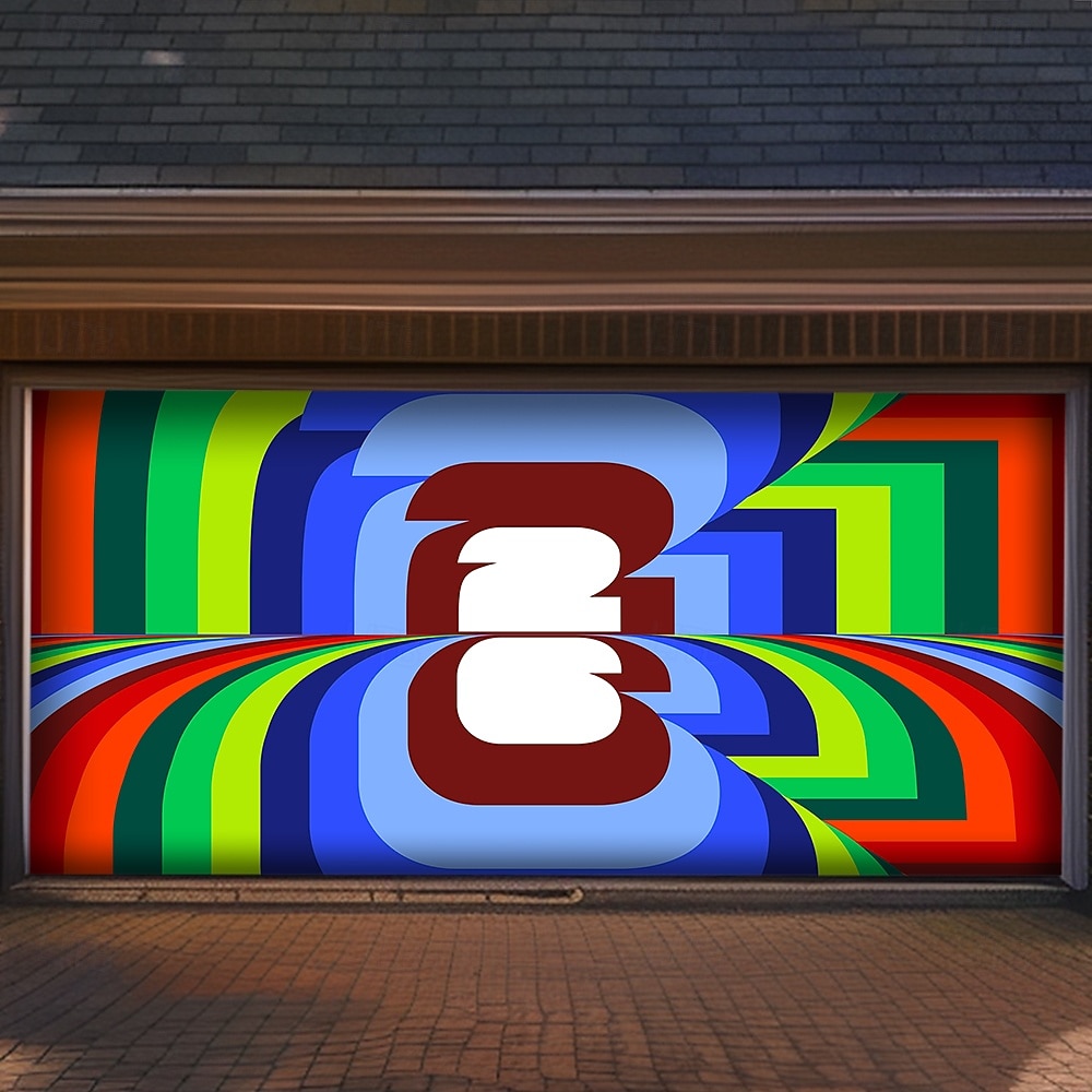 2026 Global Soccer Tournament Abstract Geometric Shapes Colorful Mosaic Patchwork Garage Door Banner Mural Outdoor House Yard Decor Modern Art Sports Fan Celebration Backdrop Large Sign 2026 - $49.99 –P4