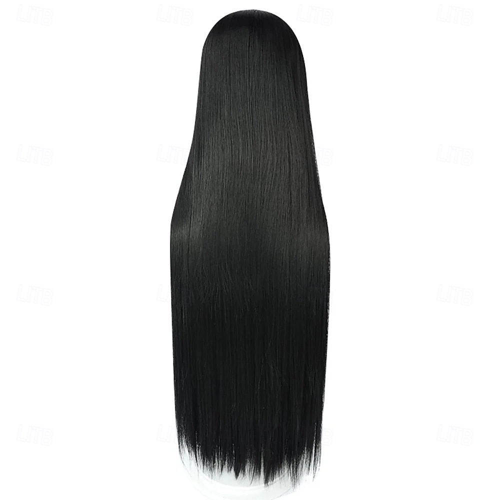 Perruque longue et lisse noire de style hime, idéale pour une soirée cosplay d'aventurière des océans. de 2026 ? $29.99 –P3