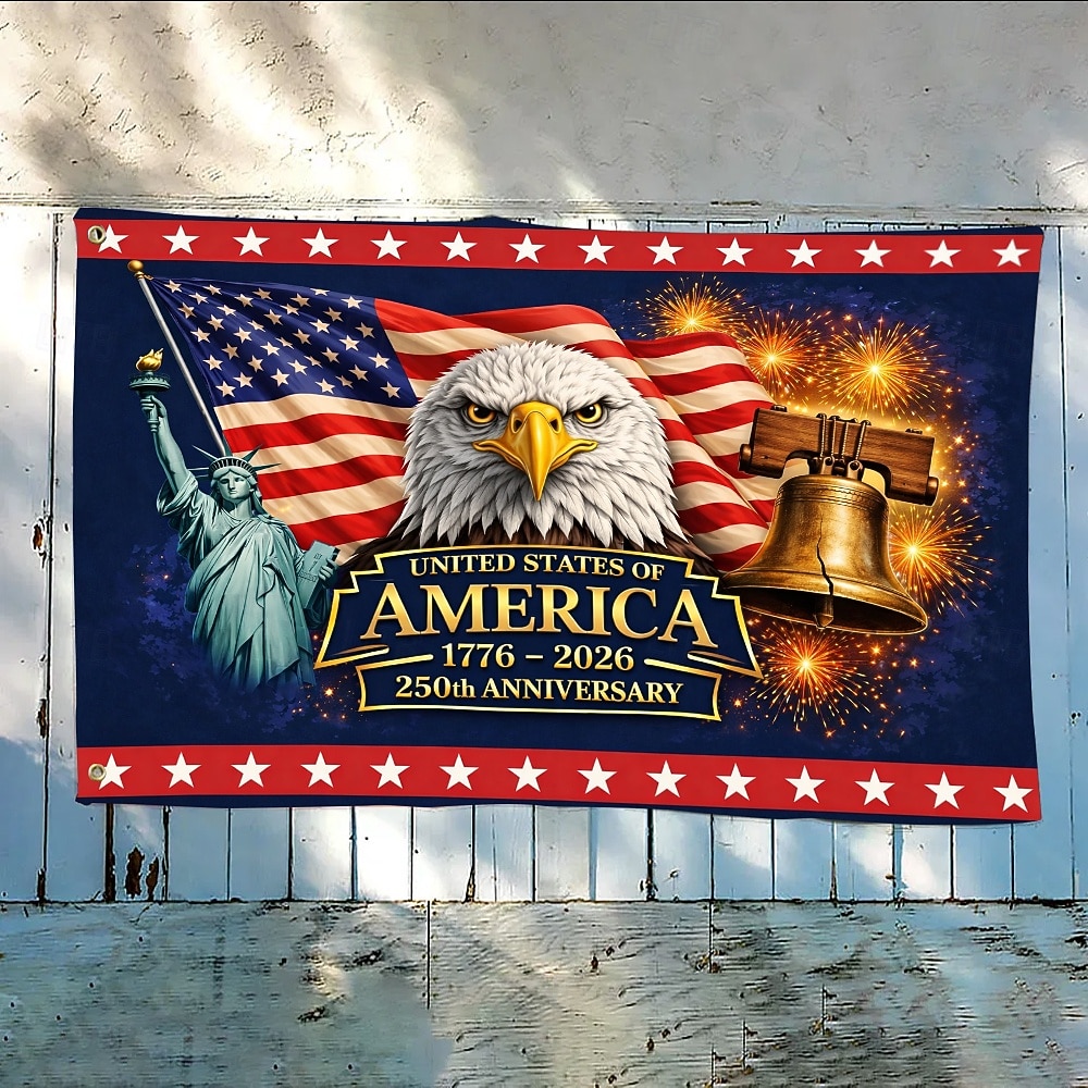 Флаг США к 250-летию Америки, садовый флаг к 250-летию, памятный флаг США (1776-2026), патриотическое знамя ко Дню независимости 4 июля. 2026 - $11.49 –P2