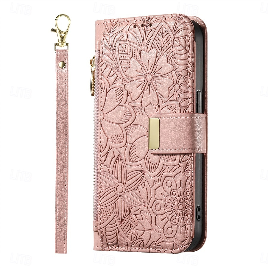 Phone Case For Samsung Galaxy S26 S26 Plus S26 Ultra Wallet Case Flip Cover with Stand Holder Zipper with Wrist Strap Tree Retro TPU PU Leather 2026 - $18.99 –P4