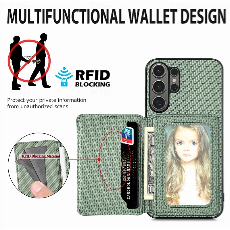 Phone Case For Samsung Galaxy S26 S25 Edge S24 FE S23 S22 Plus  Ultra A56 A36 A26 A16 A06 Back Cover Wallet Case with Stand Holder Shockproof TPU PU Leather 2026 - $14.99 –P3