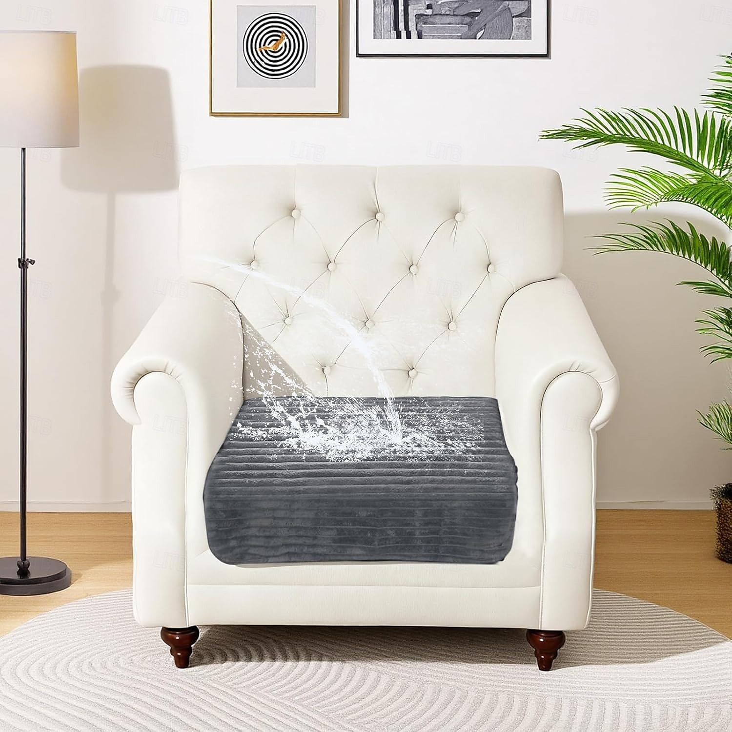 100% Waterproof Couch Cover, Couch Covers for Dogs Washable, Non Slip Sectional Couch Covers for 3 Cushion Sofa Pet Friendly, Sofa Covers Protector, Dog Bed Cover 2026 - $18.99 –P13