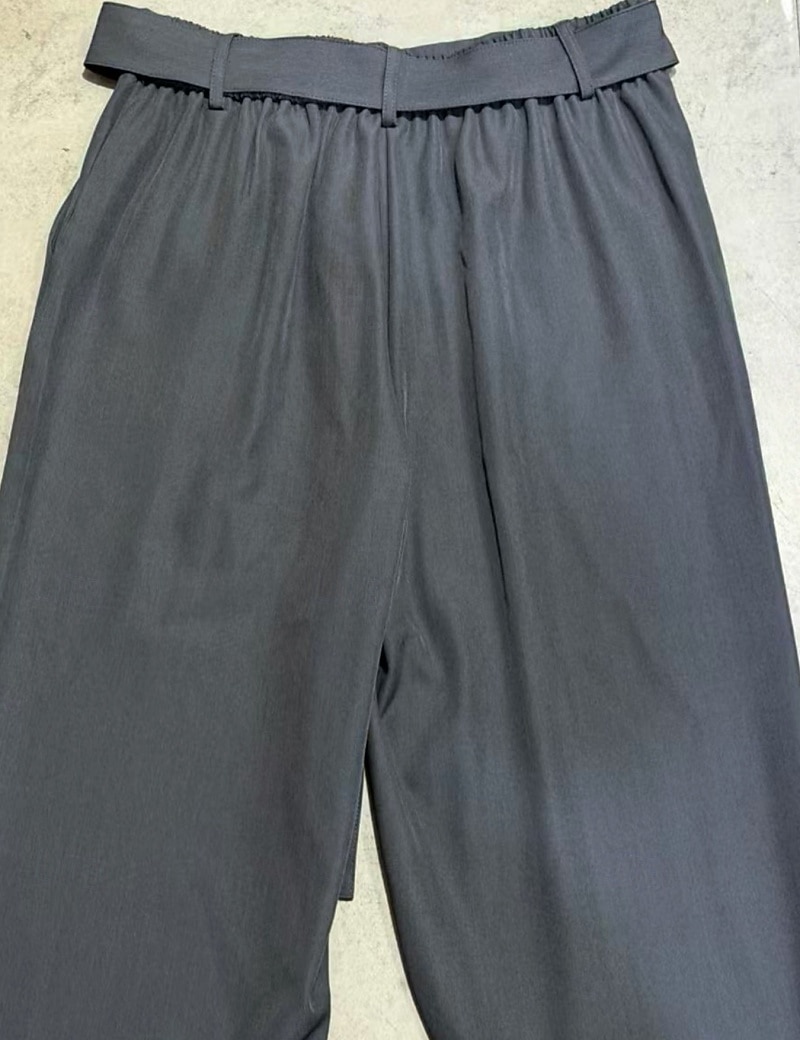 Herr Långbyxor Kostymbyxor Ficka Knappar Slät Komfort Andningsfunktion Fullängd Hem Utomhus Streetwear Semester Mode Marinblå Grå Oelastisk 2026 - $36.99 –P4