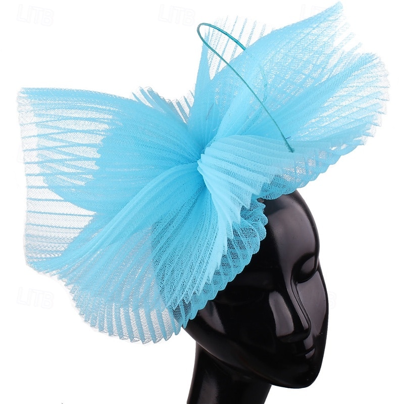 Fascinators Poliéster Boda Cumpleaños Vintage Estilo lindo Retro Con Tul Celada Sombreros 2026 - $22.99 –P3
