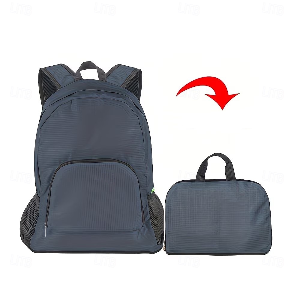 Mochila dobrável de viagem, leve e com grande capacidade, feita de lona, ideal para mulheres. &Homens, ideal para caminhadas, acampamentos e montanhismo. &esportes ao ar livre de 2026 por $12.49 –P9