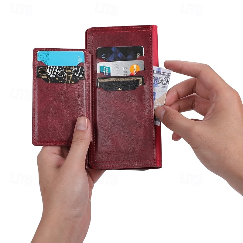 telefono Custodia Per Samsung Galaxy S26 S26 Plus S26 Ultra Custodia Portafoglio Cerniera Protezione Completa Cavalletto Retrò Pelle PU del 2026 a $20.99 –P6