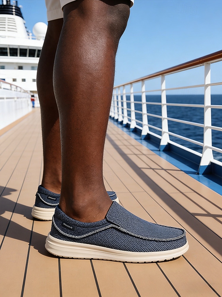 Men's Knit Slip-On Loafers – Lightweight Breathable Casual Shoes, Island & Cruise, Travel & Everyday Wear 2026 - $42.99 –P4