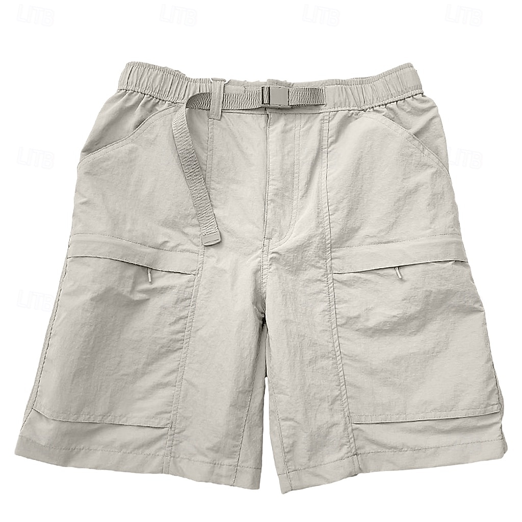 Men's Tactical Shorts Cargo Shorts Shorts Bermuda shorts Elastic Waist Zipper Pocket Straight Leg Plain Breathable Quick Dry Knee Length Outdoor Casual Camping & Hiking Sports Fashion Black Green 2026 - E£1204.72 –P5