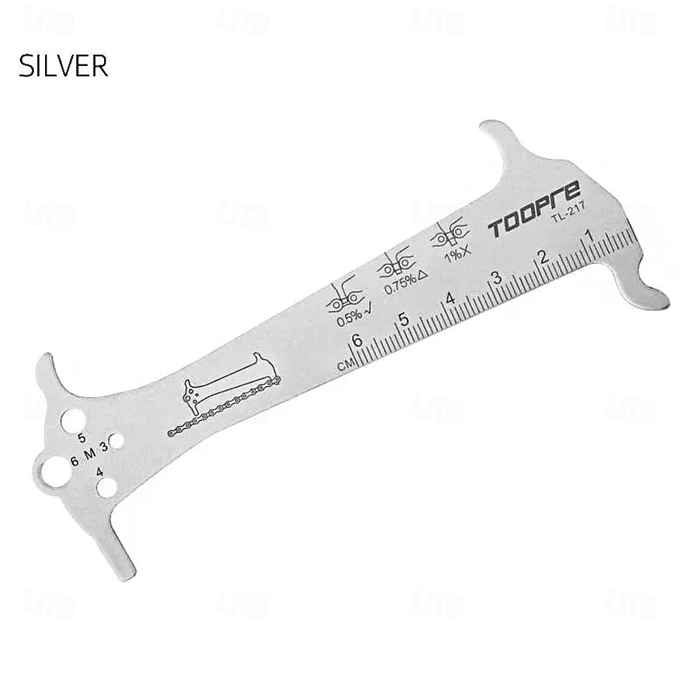Bicycle Chain Wear Indicator Ruler Repair Tool Stainless Steel Mountain Road Bike Chain Gauge Measurement Checker Screw Diameter 2026 - $9.99 –P10
