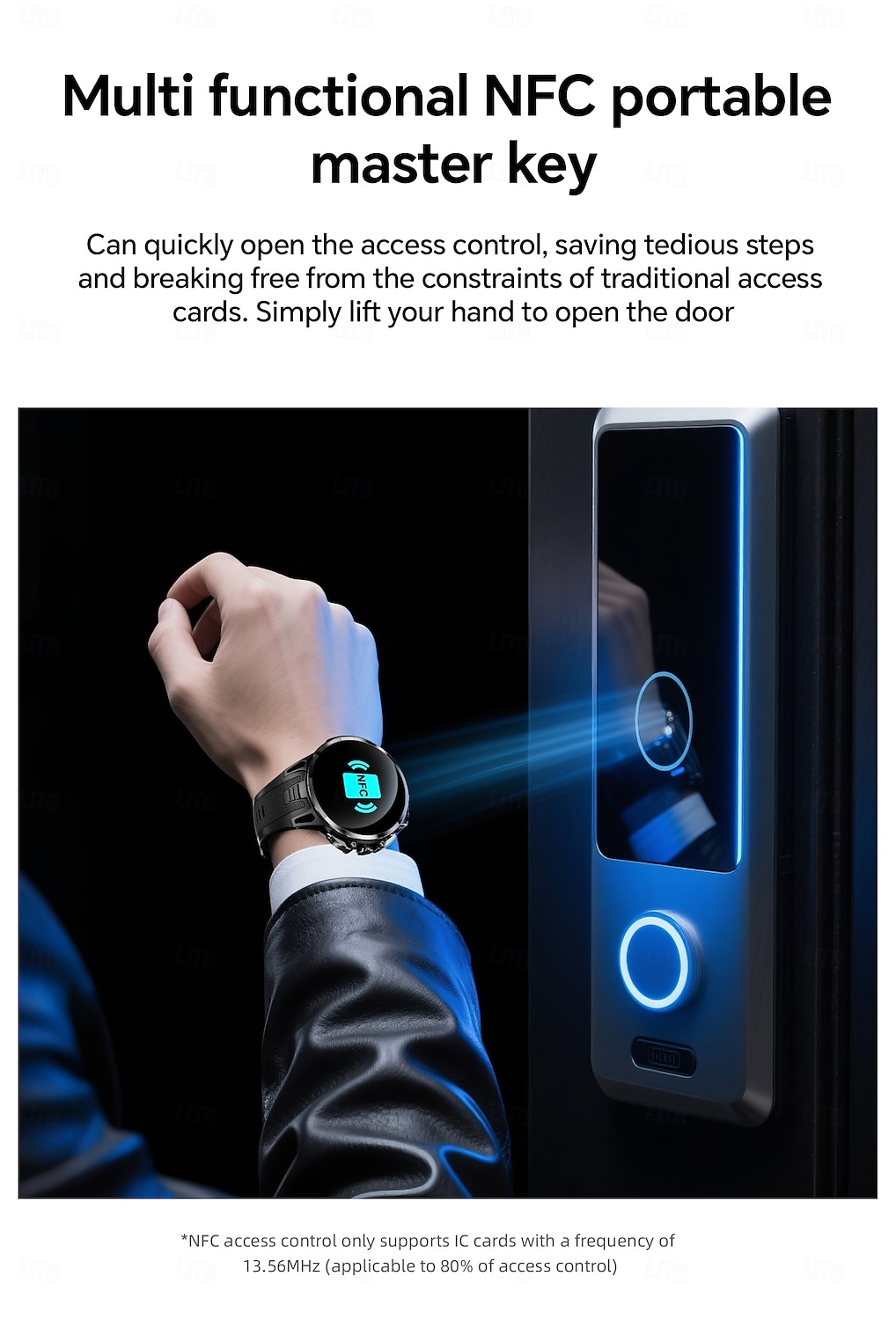 Relógio inteligente Lokmat Appllp 4 Pro de 1,75 polegadas com 4G LTE, pedômetro, lembrete de chamadas, monitor de sono, compatível com Android e iOS, unissex, GPS, IPX-1, caixa de 50 mm. de 2026 por $213.09 –P8