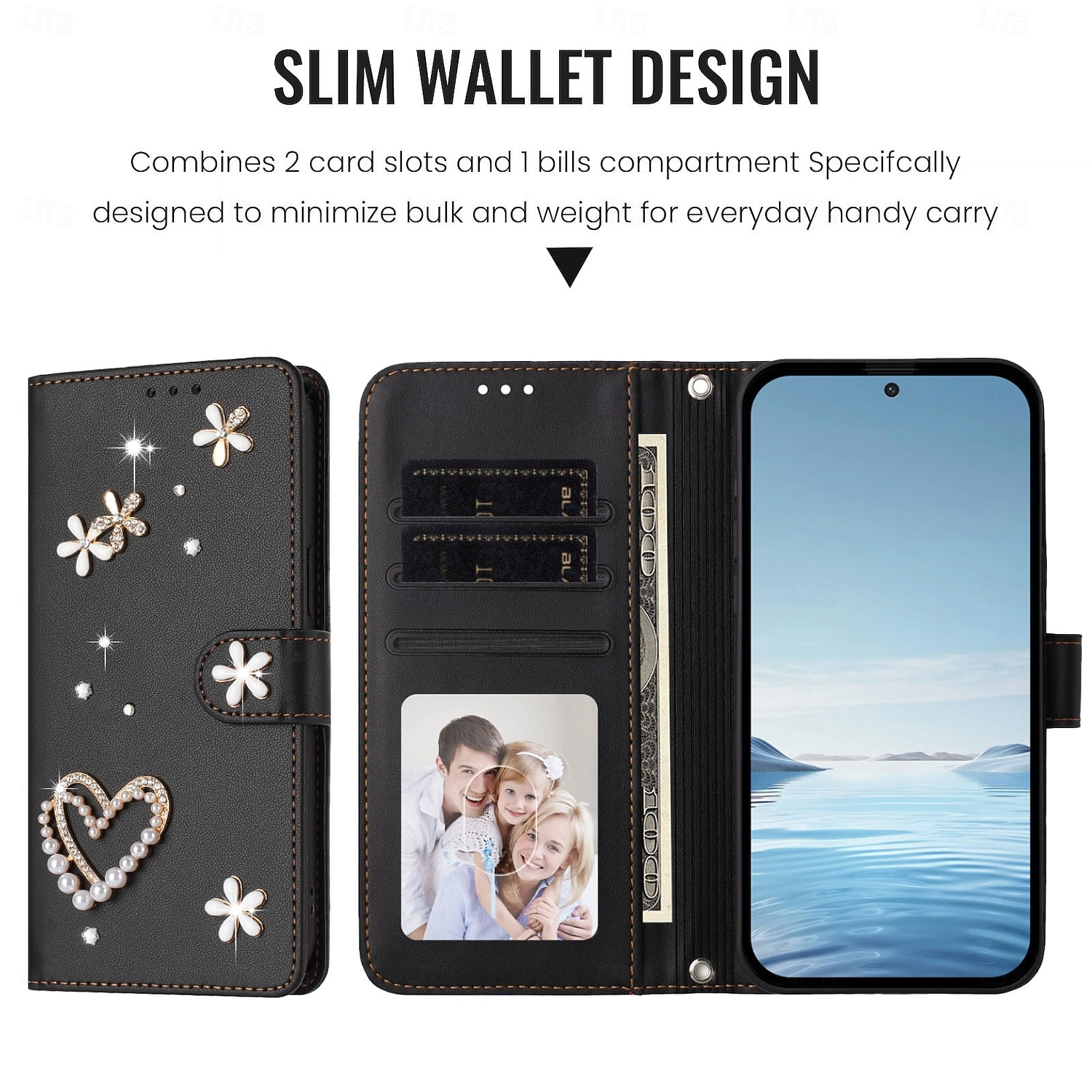 Phone Case For Samsung Galaxy S26 S26 Plus S26 Ultra for Women Girl with Stand Holder Card Slot Flower Floral TPU PU Leather 2026 - $17.99 –P4