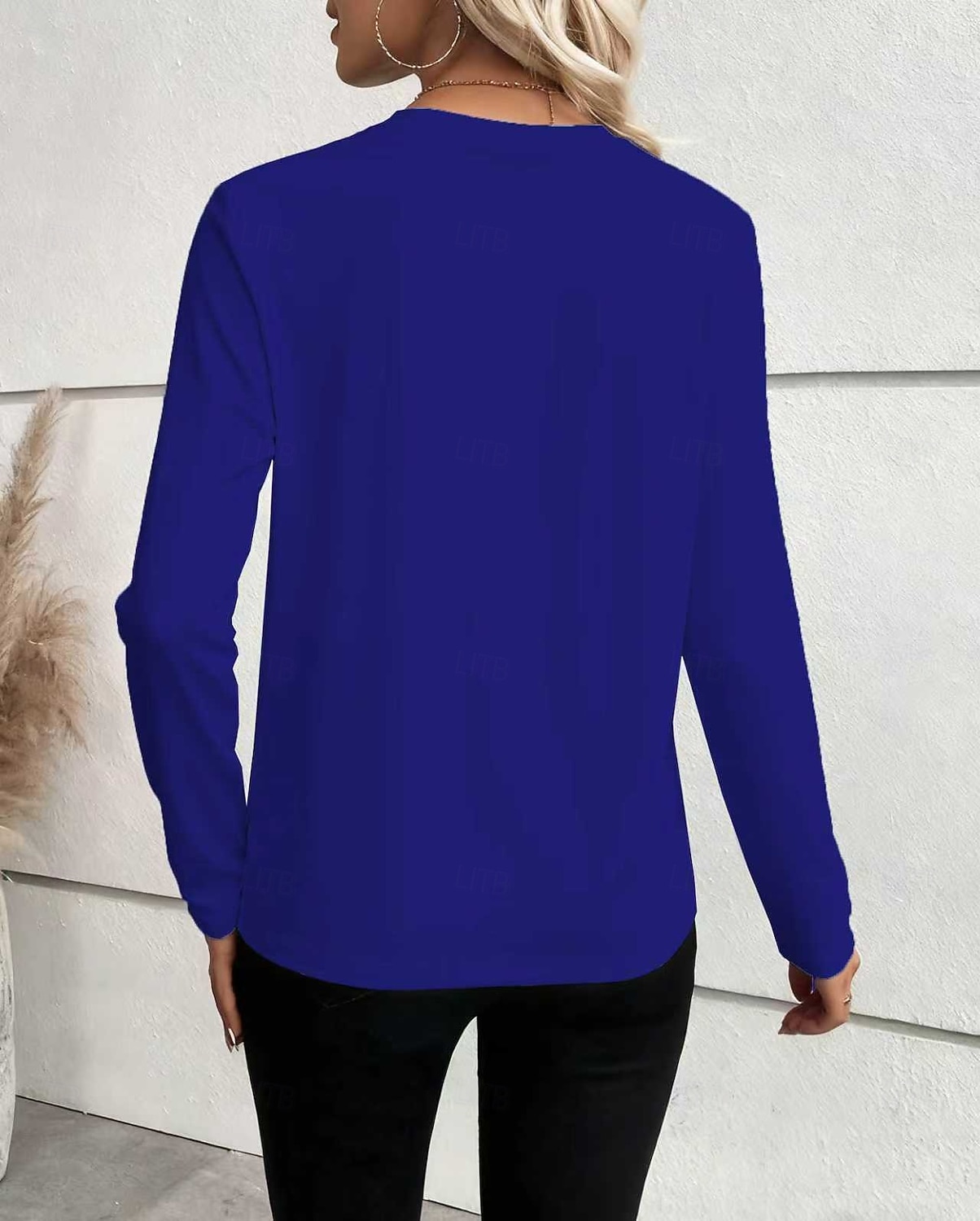 Damen T Shirt T-Shirt Knöpfe Einfach Mode Stilvoll Klassisch Kurzarm Rundhalsausschnitt Normale Oberteile Täglich Ausgehen Wochenende Blau Schwarz Weiß Rote Grün Sommer Frühling Herbst 2026 - $21.99 –P11