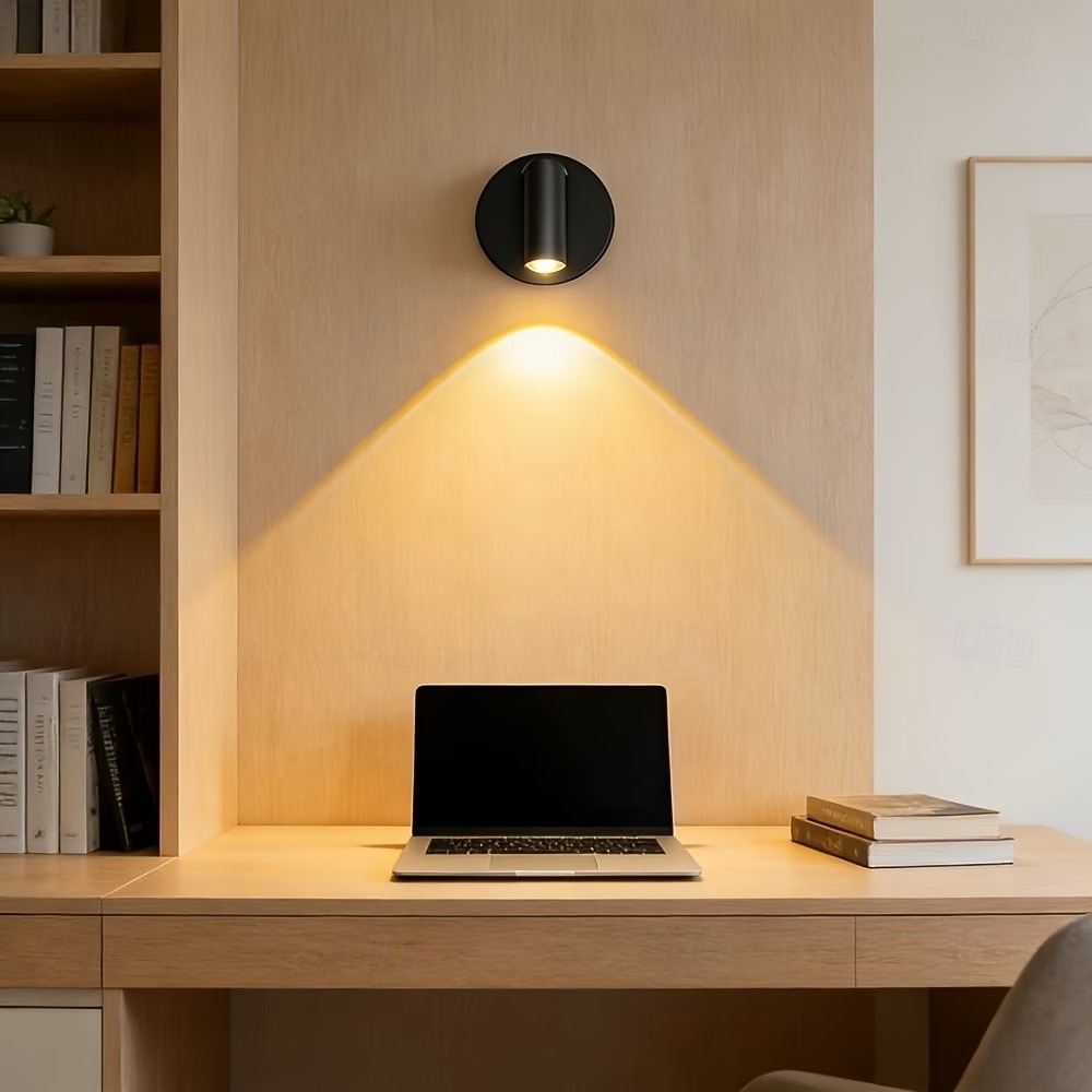 Trådløs LED-spotlight med berøringssensor, LED-vegglampe med USB-ladbar funksjon for belysning på soverommet i korridoren og galleriet. 2026 - $16.49 –P2